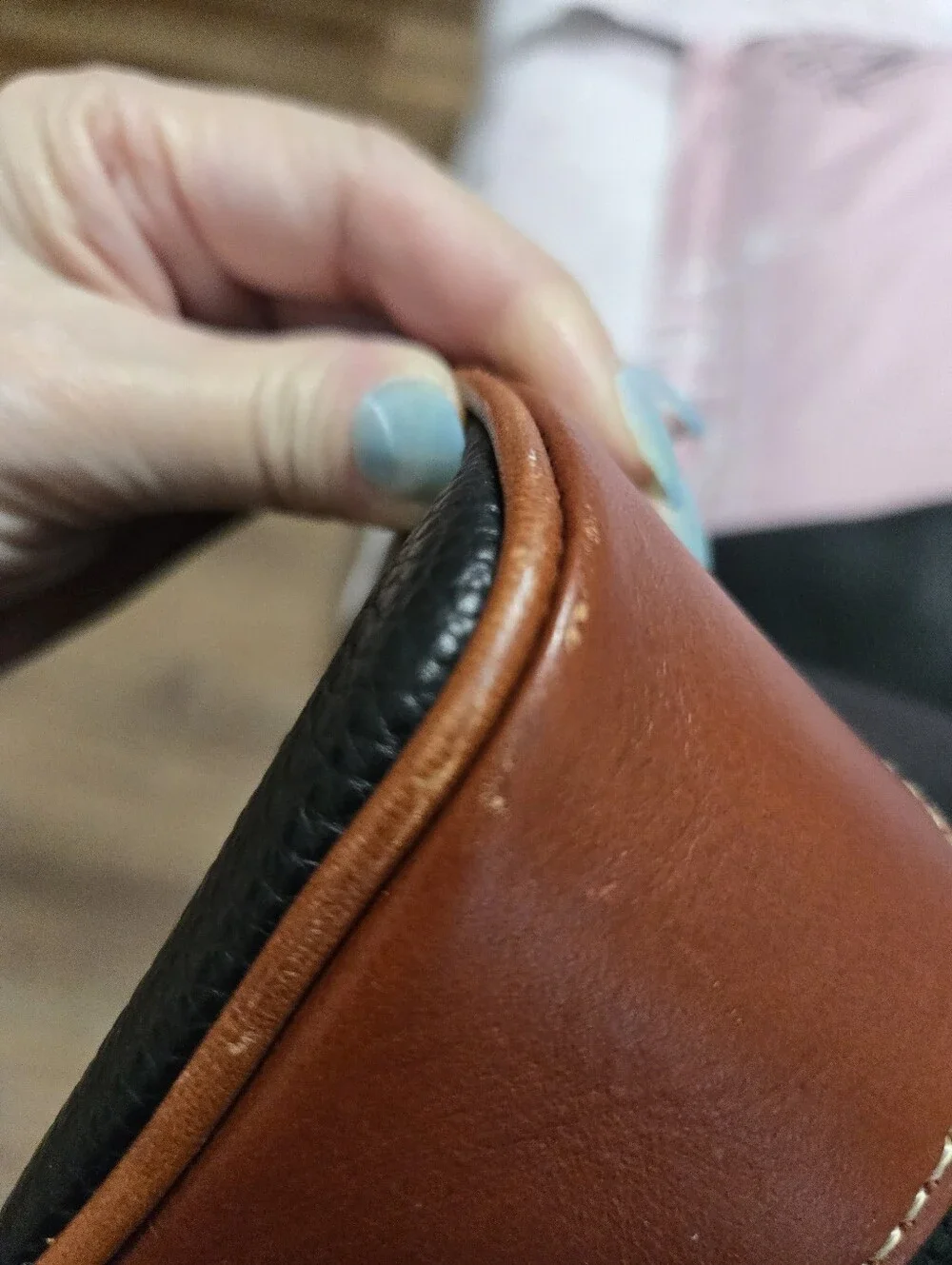 Dooney & Bourke Black Pebbled Leather Hobo Shoulder Bag Tassel